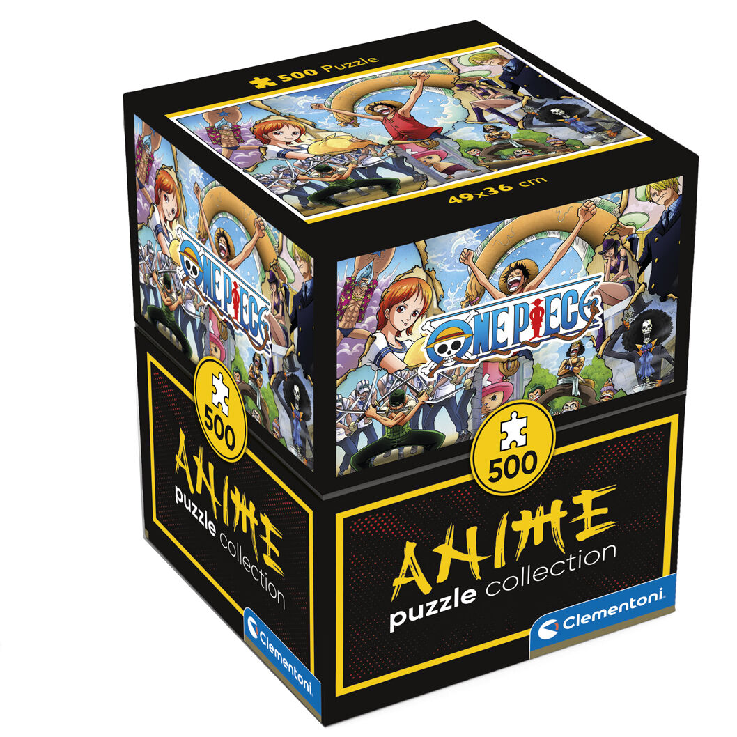 Puzzle Clementoni de 500 piezas con personajes de One Piece
