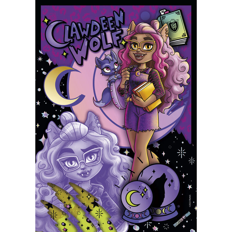 Puzzle Clementoni de 150 piezas de Clawdeen Wolf de Monster High - 2