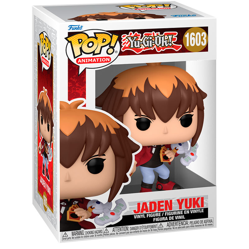 Figura Funko POP! de Jaden Yuki con cartas y dispositivo de duelo - 2