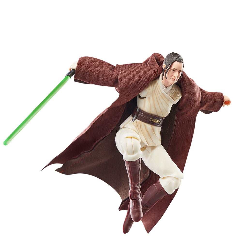 Figura articulada de Jedi Master Indara con sable de luz verde - 6