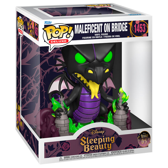 Figura FUNKO POP Deluxe de Maléfica dragón sobre un puente - 2