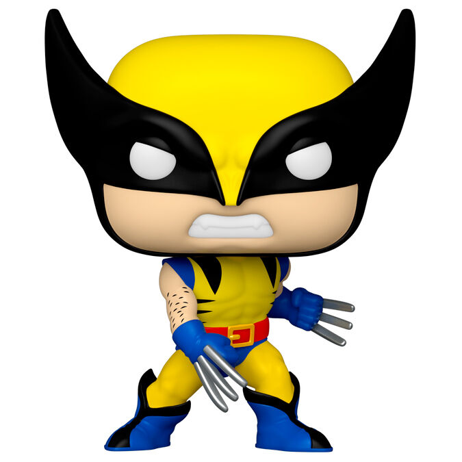 Figura Funko POP de Wolverine con traje clásico en caja Marvel - 2