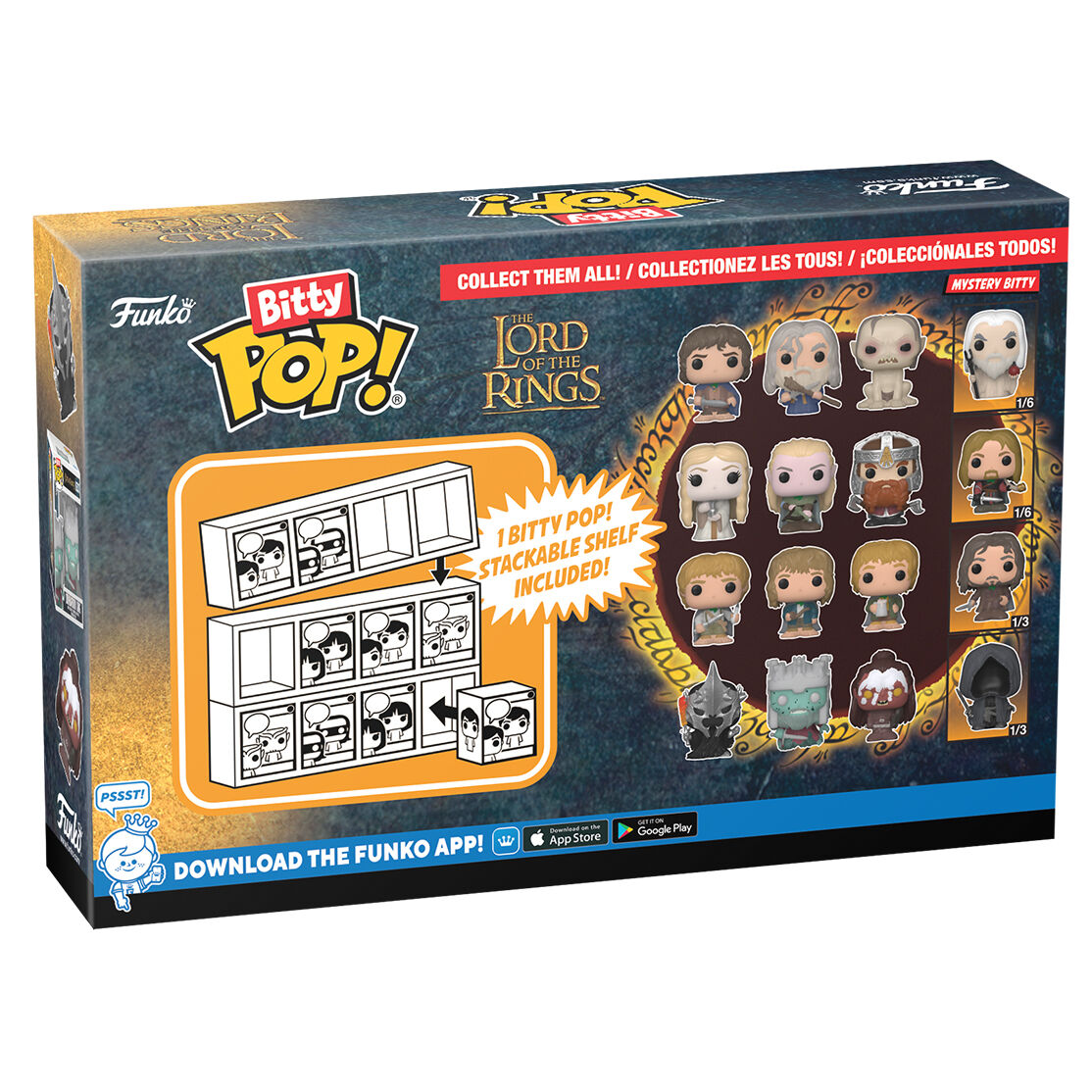 Pack FUNKO Bitty Pop! de El Señor de los Anillos con cuatro figuras - 3