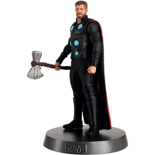 Figura de Thor Heavyweights con martillo y capa sobre base redonda - 3