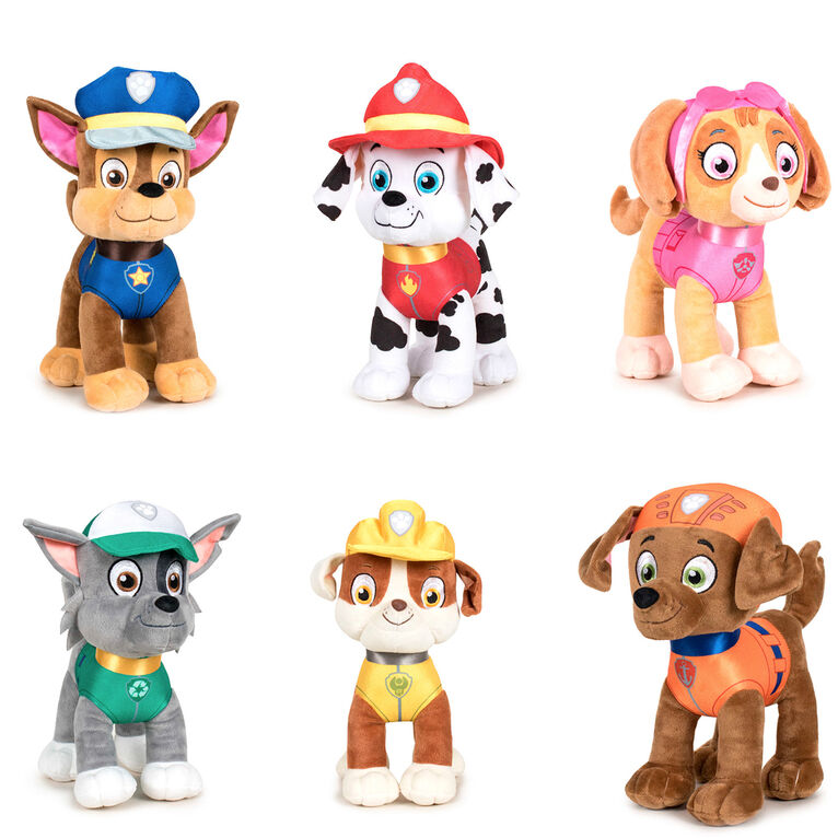 Peluche surtido de Paw Patrol con personajes de la Patrulla Canina