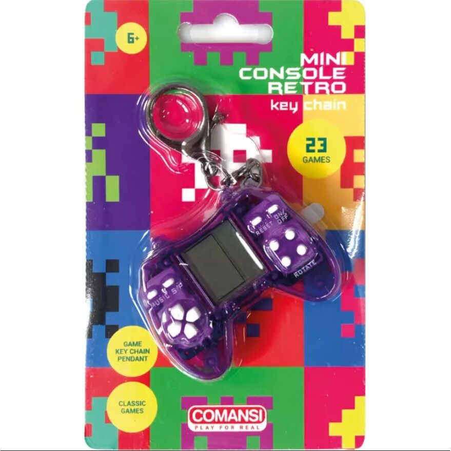 Llavero mini consola retro COMANSI con 23 juegos clásicos - 4
