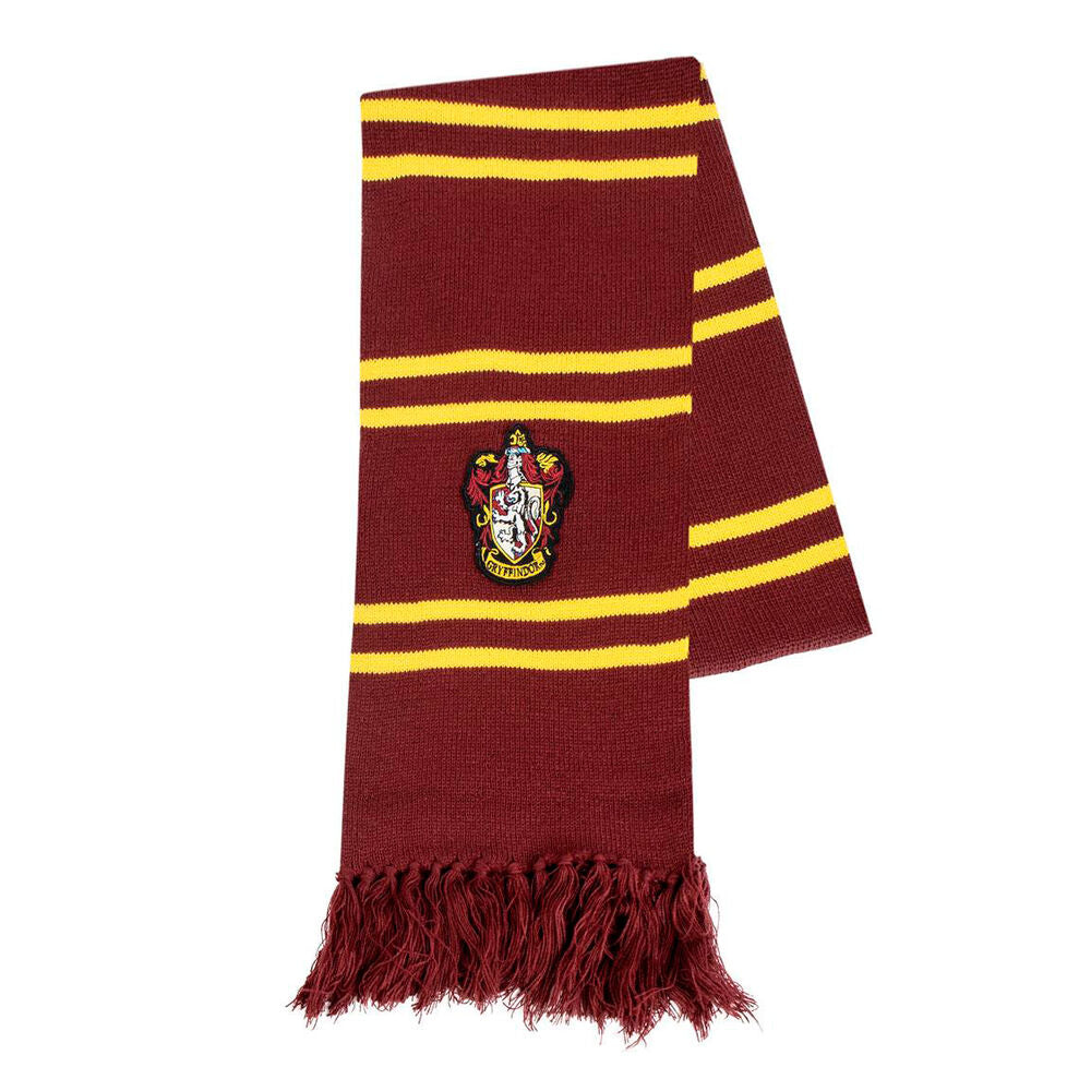 Bufanda Gryffindor de Harry Potter granate y dorada con escudo