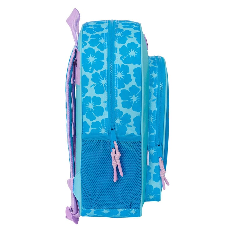Mochila azul Hawaii de Stitch Disney con bolsillo frontal - 3