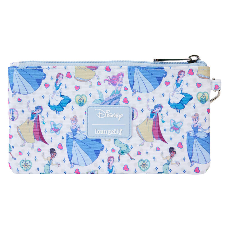 Cartera Loungefly Disney Princesas Manga Style azul claro - 3
