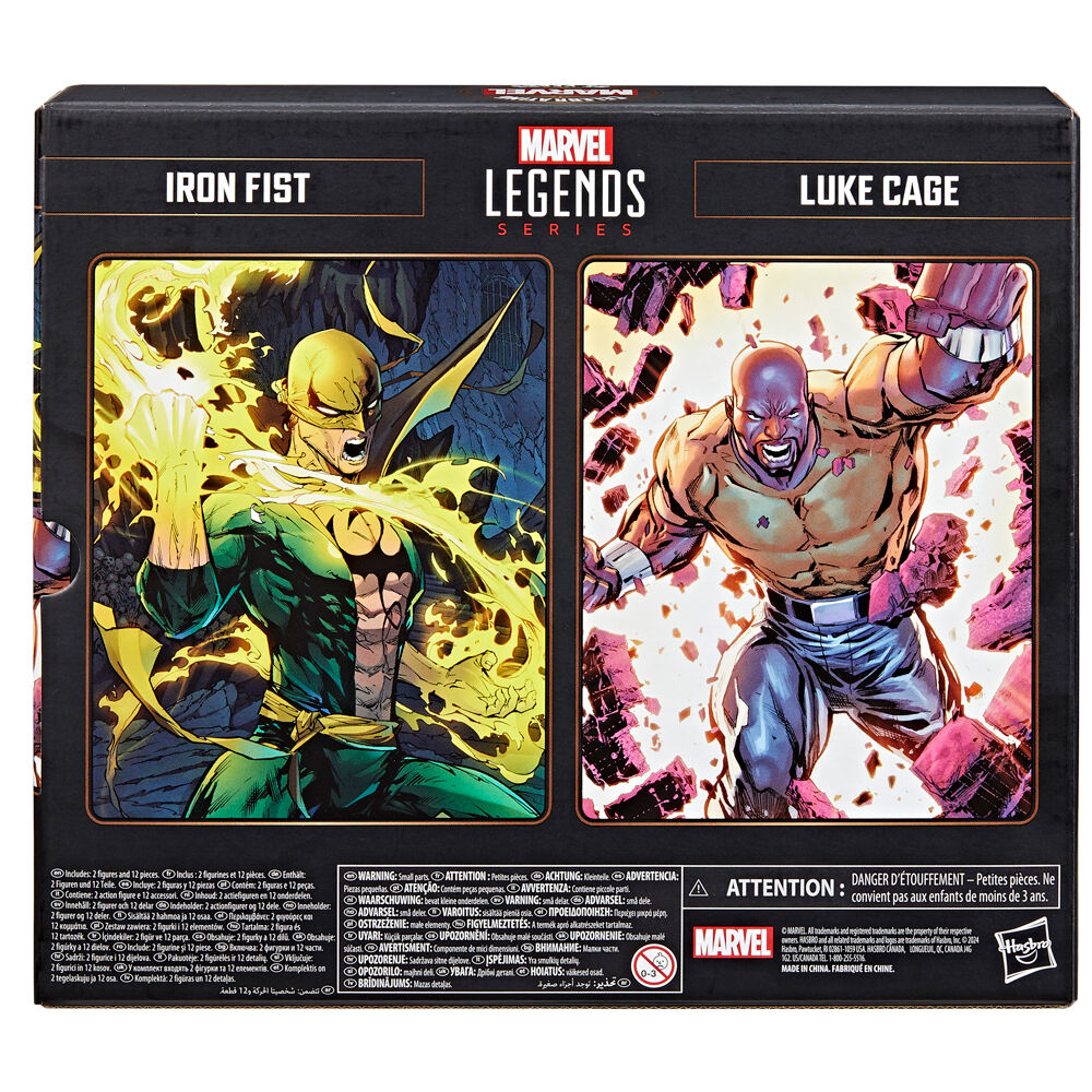 Blister Marvel Legends con figuras articuladas de Iron Fist y Luke Cage - 15