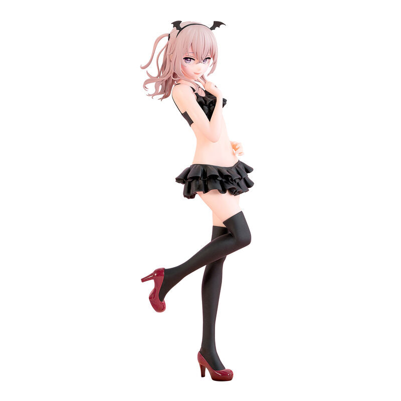 Figura de Sajuna Inui de My Dress-Up Darling con vestido negro y zapatos rojos
