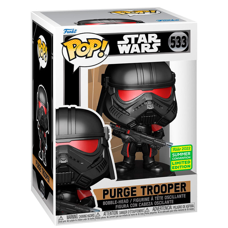 Figura Funko POP! Star Wars Purge Trooper Exclusive con bláster - 2