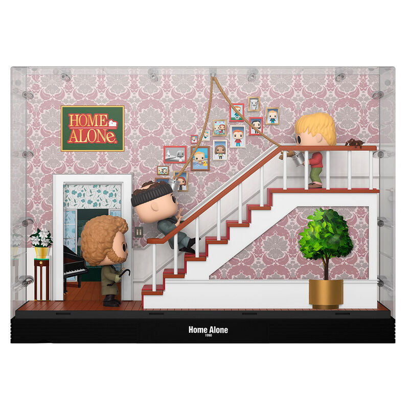 Figura FUNKO POP Moments Deluxe de Home Alone en la escalera - 2