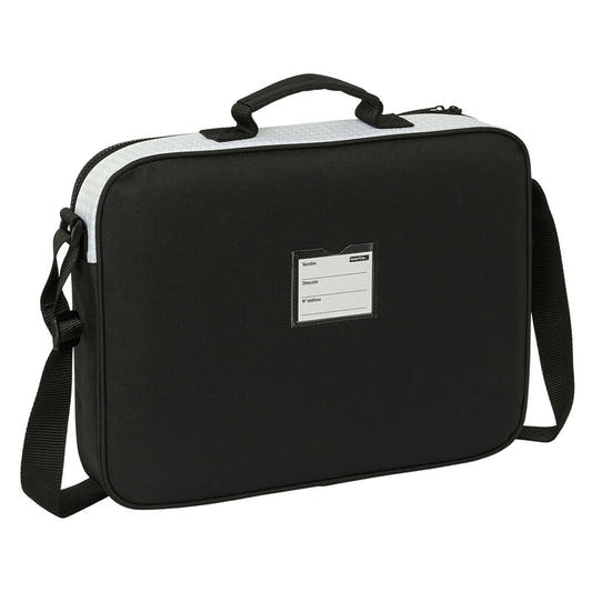 Cartera bandolera blanca y negra del Real Madrid SAFTA - 2