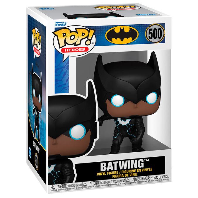 Figura de vinilo Funko POP! de Batman Batwing con traje negro y detalles azules - 2