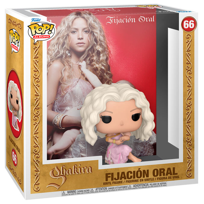 Figura Funko POP Albums de Shakira con portada de Fijación Oral Vol. 1 - 2