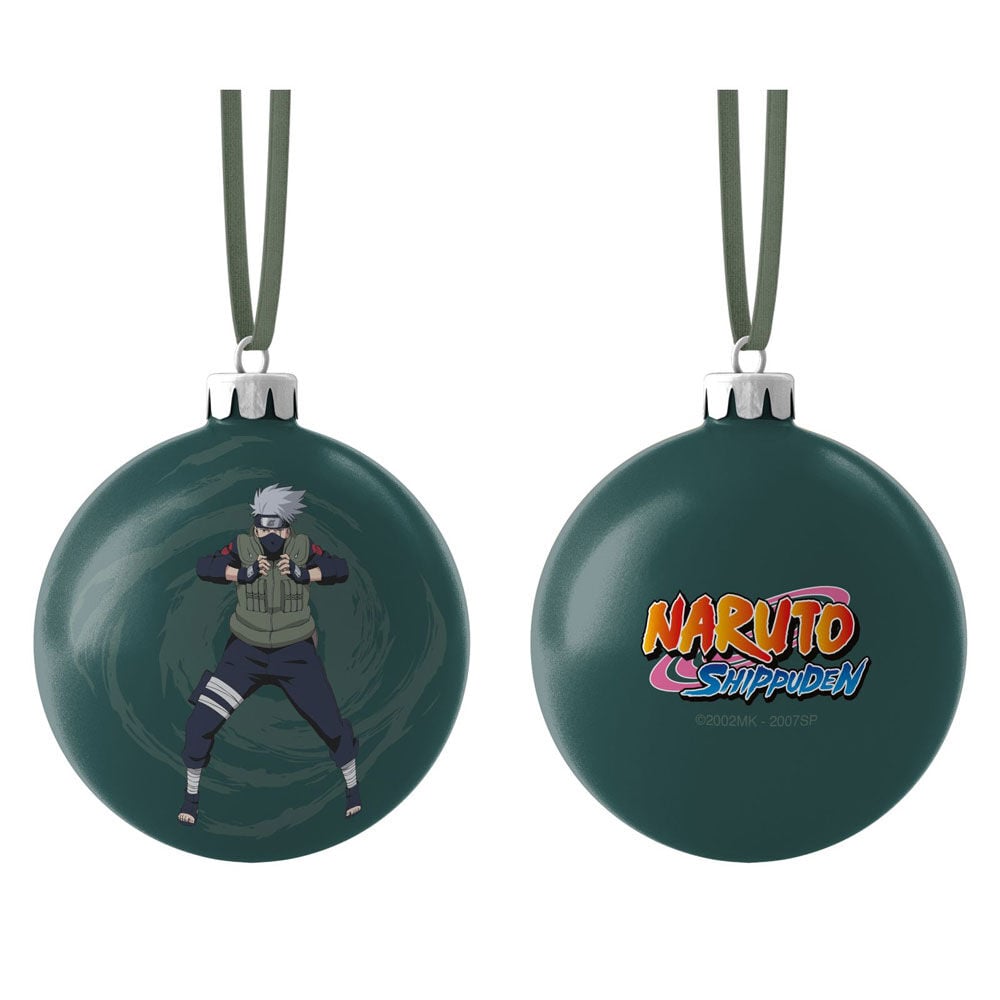 Bola de Navidad verde de Kakashi de Naruto Shippuden