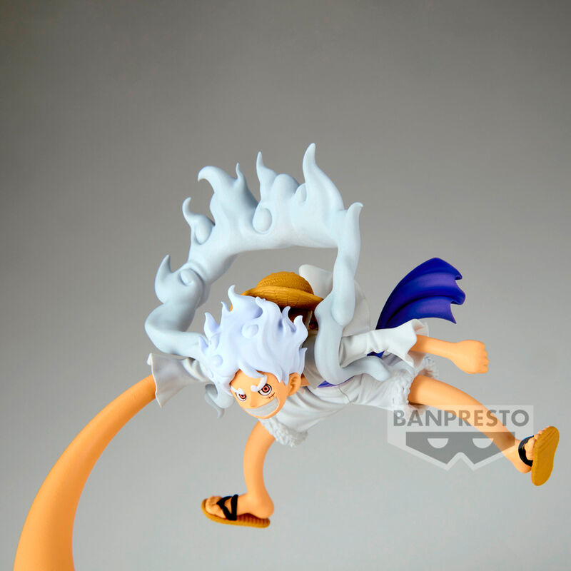 Figura de Monkey D. Luffy Gear 5 de One Piece en pose dinámica - 5