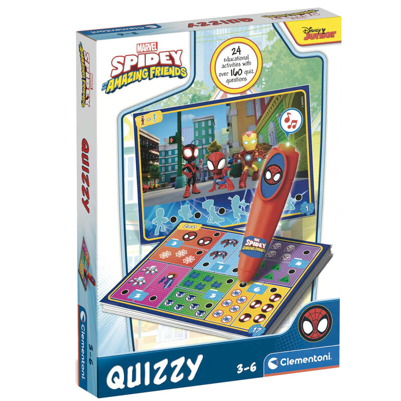 Juego educativo Quizzy Spidey de Clementoni con bolígrafo electrónico