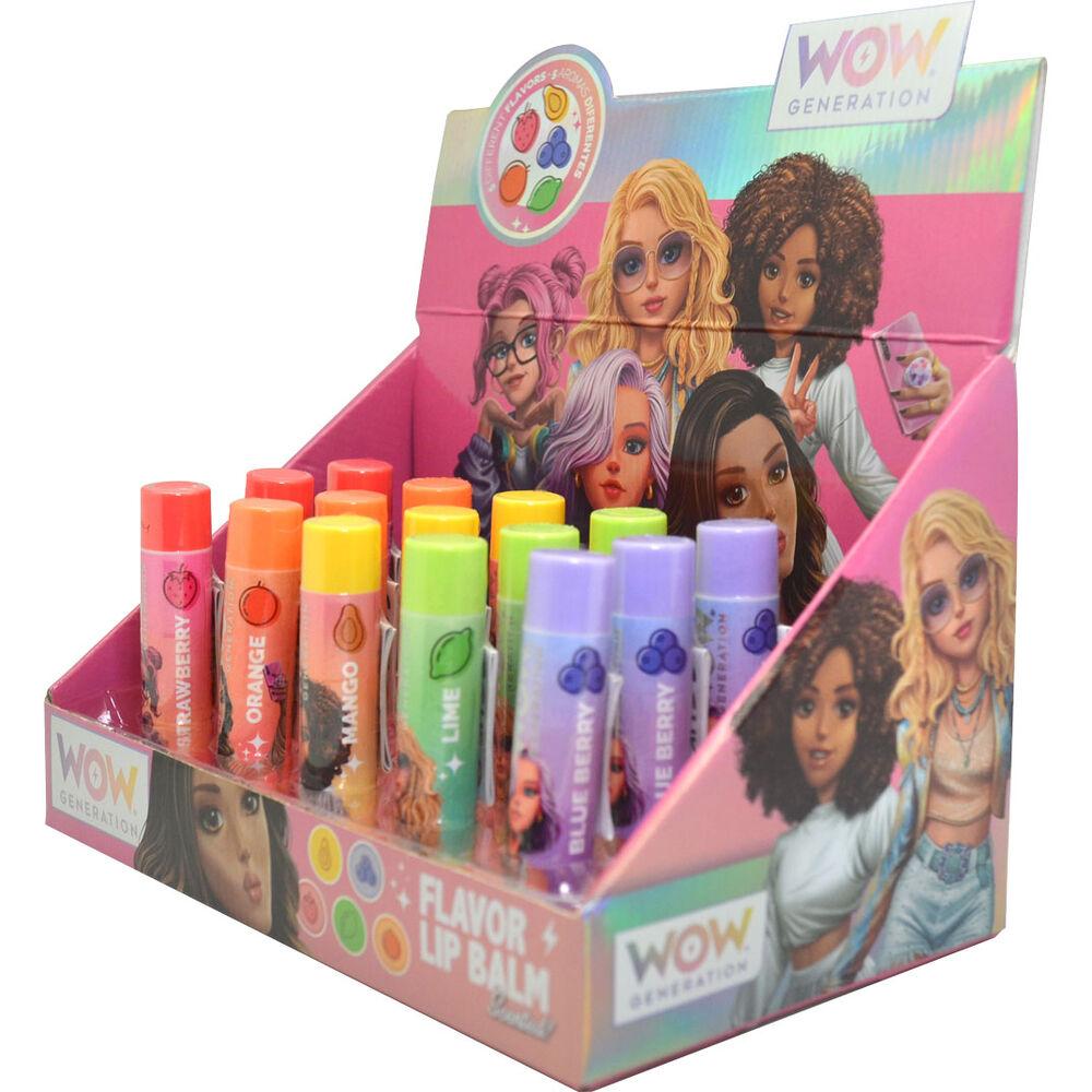Bálsamos labiales WOW GENERATION surtidos en caja expositora - 4