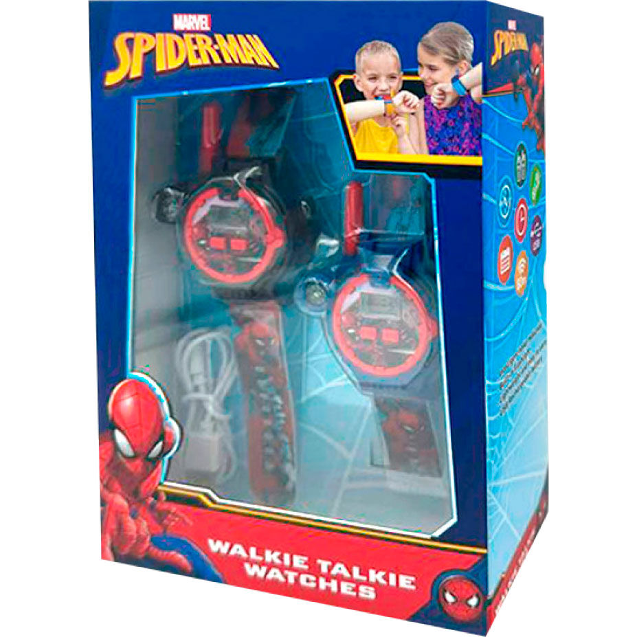 Reloj digital Spider-Man Marvel con diseño walkie talkie - 2