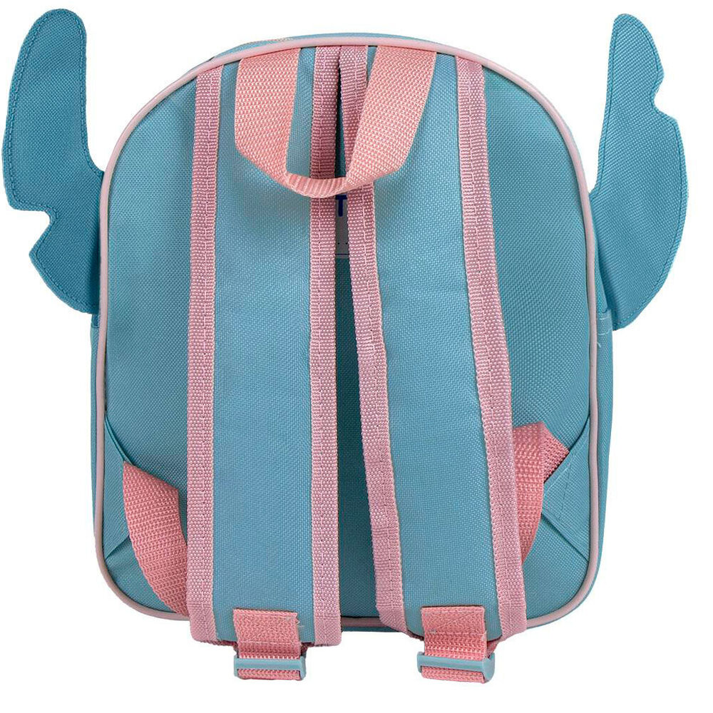 Mochila 3D azul y rosa de Stitch Disney - 3