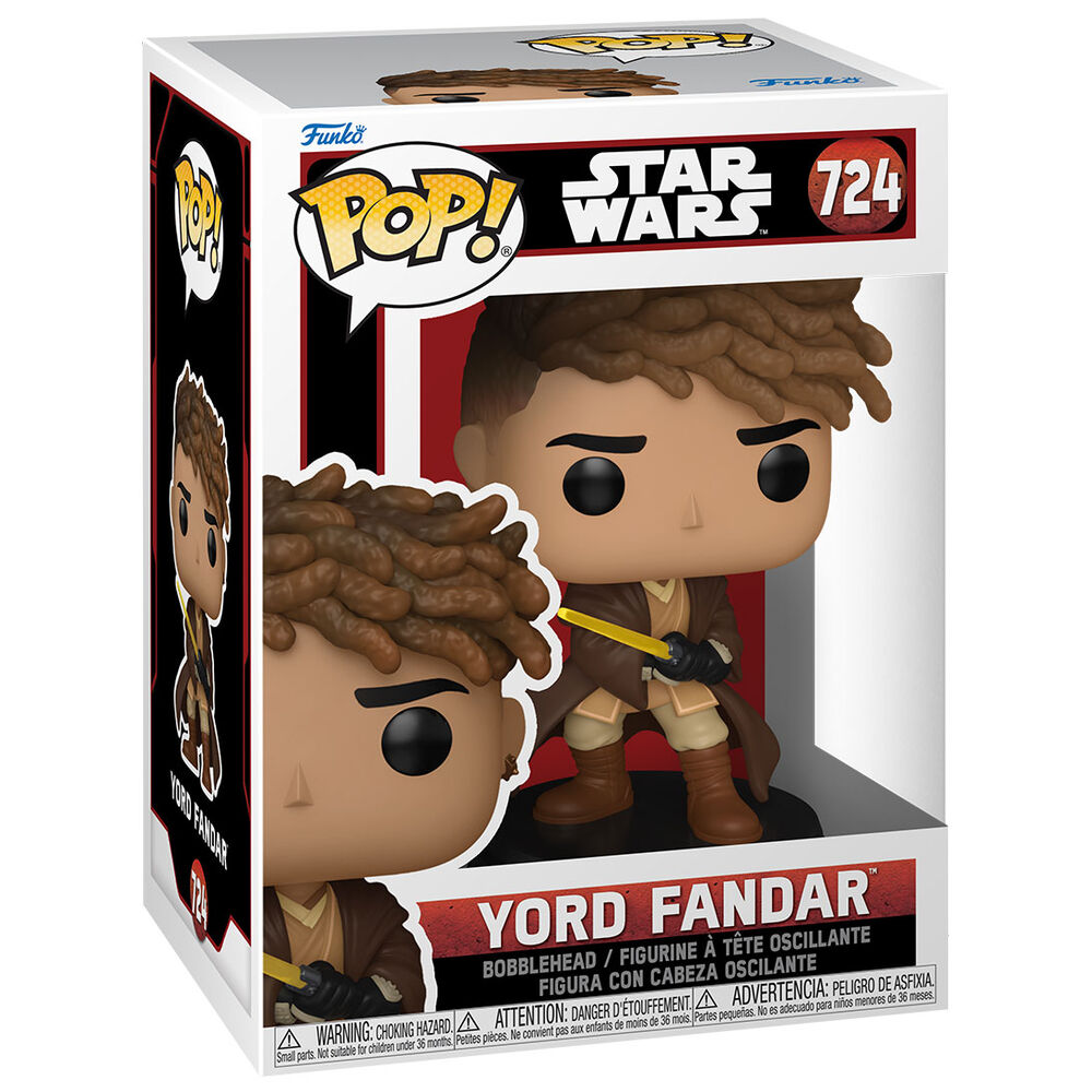 Figura Funko POP! de Yord Fandar con sable de luz amarillo - 2