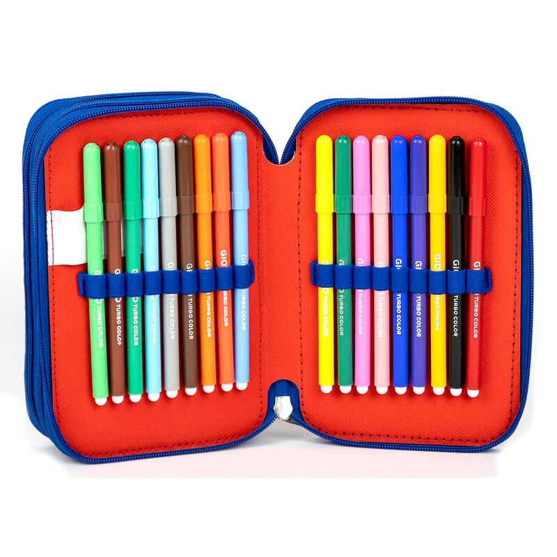 Plumier triple de Los Vengadores Marvel con interior organizado - 5