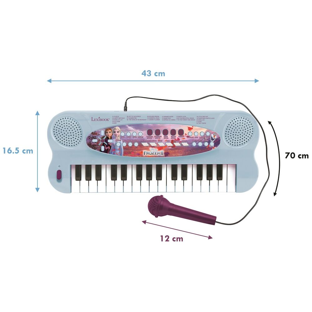 Piano electrónico Frozen 2 de Lexibook con micrófono - 6