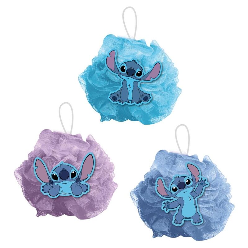 Esponja de ducha Stitch Disney surtida con lazo - 2