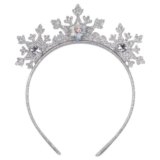 Set Frozen Disney con diadema y tutú azul con copos de nieve - 3