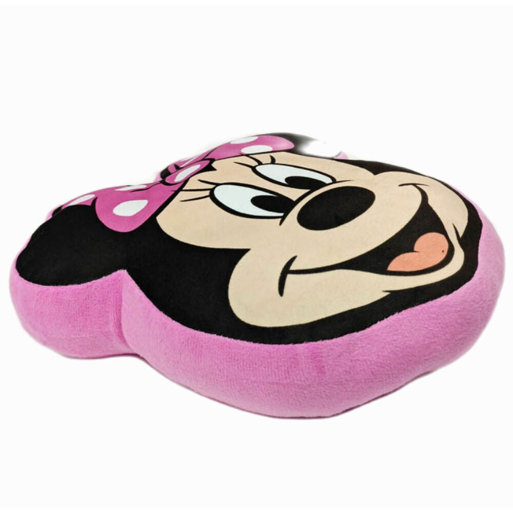 Cojín 3D de Minnie Disney con lazo rosa de lunares - 2