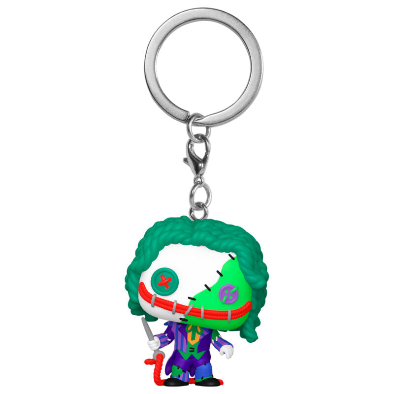 Llavero FUNKO Pocket POP! Patchwork Joker de DC Comics en caja - 2