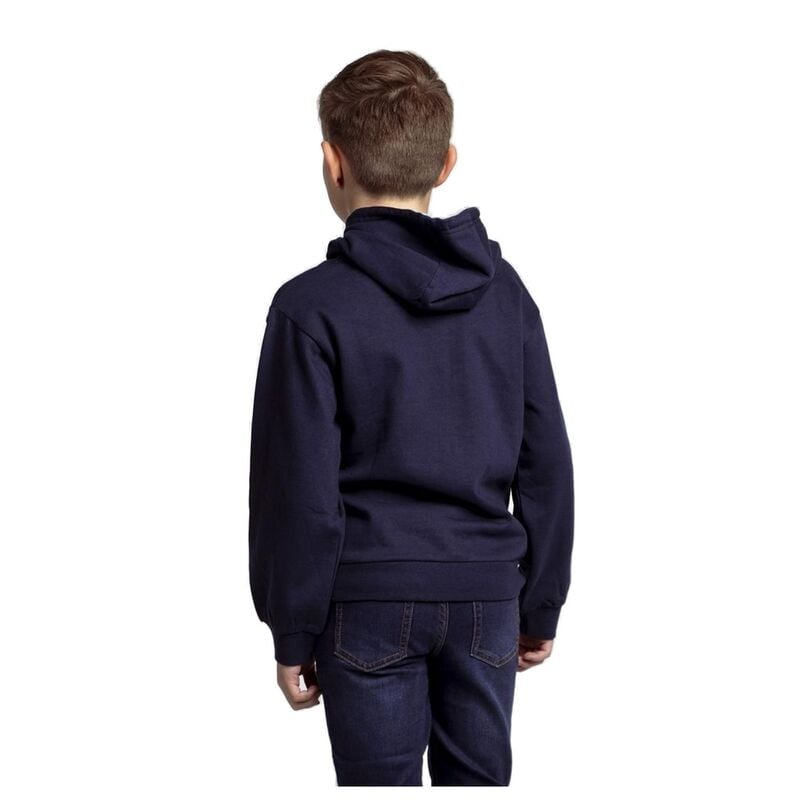 Sudadera azul marino con capucha y estampado frontal de Stitch Disney - 5