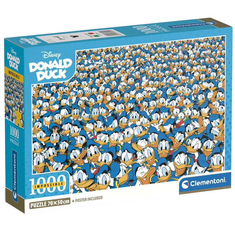 Puzzle Clementoni de Pato Donald Disney de 1000 piezas