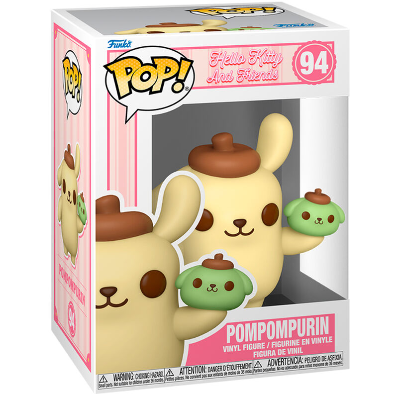 Figura Funko POP! de Pompompurin con una pequeña figura verde - 2