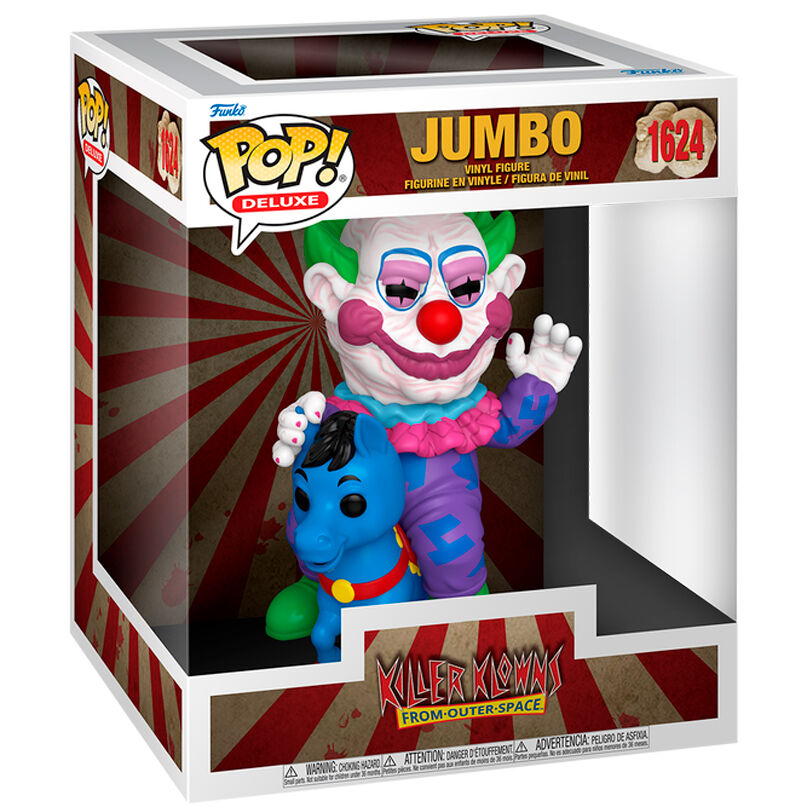 Figura FUNKO POP Deluxe Jumbo de payaso sobre caballo azul - 2