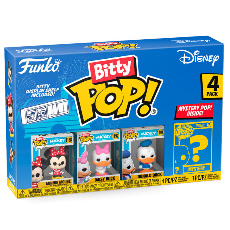 Blister Funko Bitty Pop! Disney Classic de 4 figuras con expositor - 6