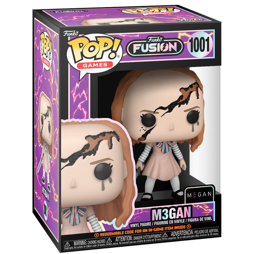 Figura Funko POP Megan con vestido rosa y espada - 2
