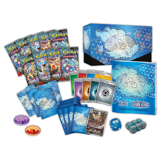 Caja de Entrenador Élite Pokémon Corona Astral azul - 2