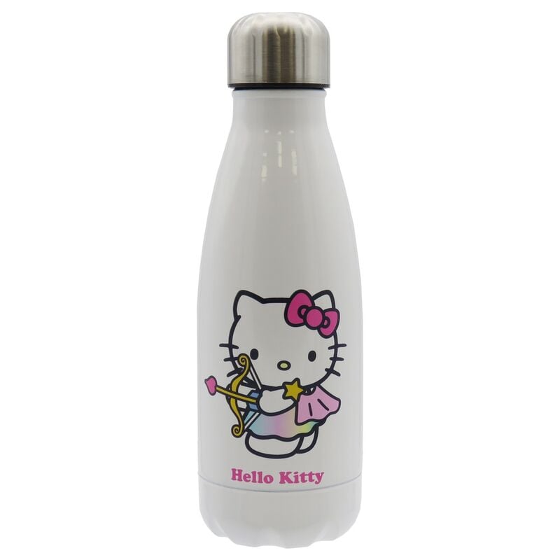 Botella blanca de acero inoxidable Hello Kitty Sagitario de 550 ml