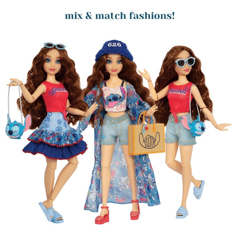 Muñeca Fashion Doll Stitch Disney ily 4Ever de 28 cm con dos conjuntos - 3