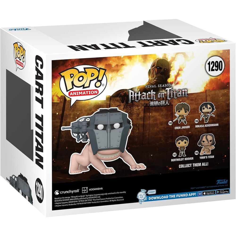 Figura Funko Pop! Cart Titan de Attack on Titan en caja - 3