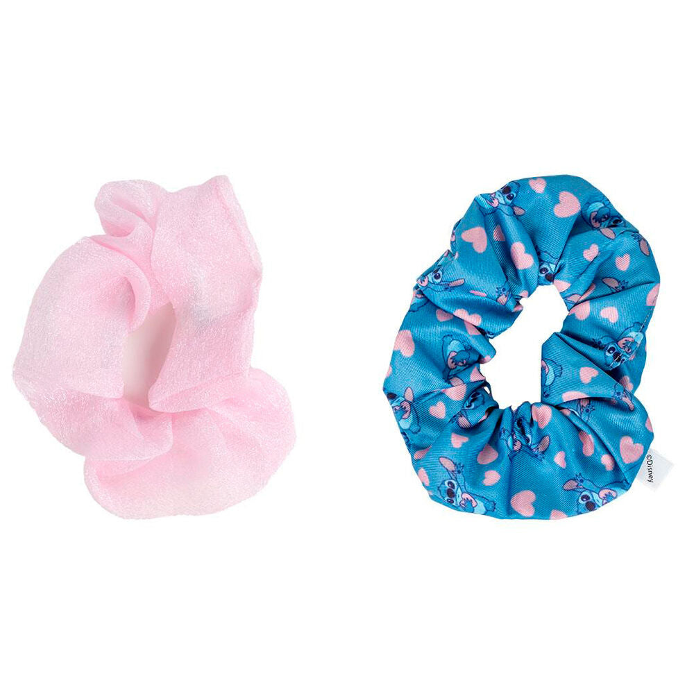 Set de belleza Stitch Disney con neceser, cepillo y coleteros - 5