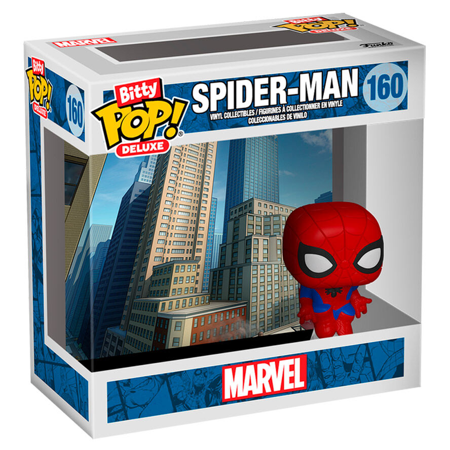 Figura Bitty POP! Deluxe de Spider-Man de FUNKO en caja expositora - 2