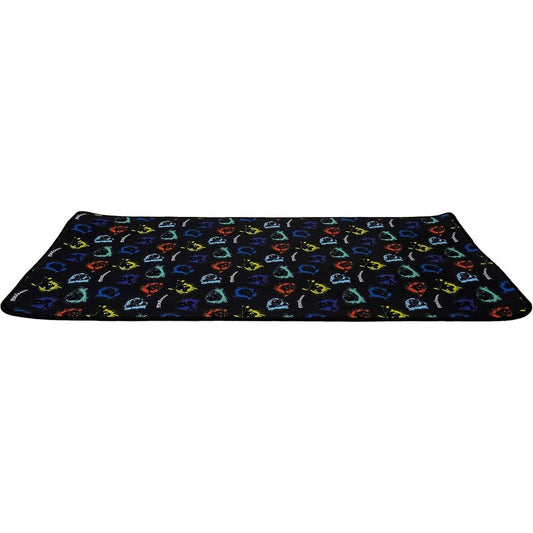 Alfombrilla gaming Pokémon negra con estampado multicolor - 3