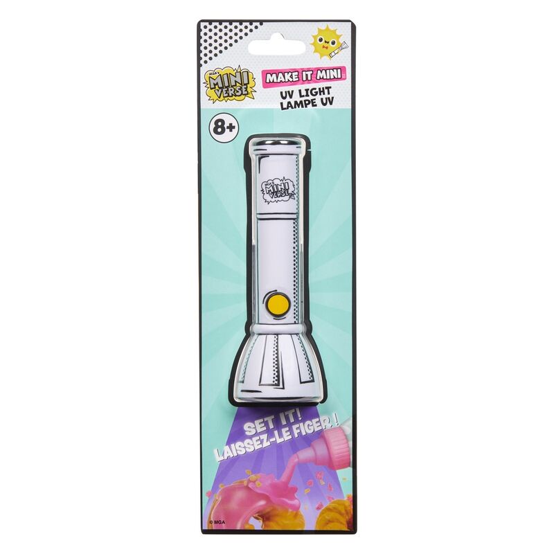 Linterna UV blanca MGA Miniverse en su embalaje - 2