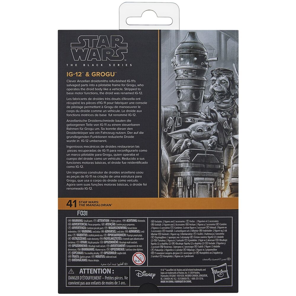 Set Star Wars The Black Series con figuras de IG-12, Grogu y mecánicos anzellanos - 11