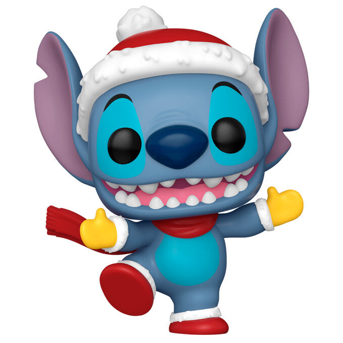 Figura Funko POP! de Stitch con gorro de Santa en caja - 2