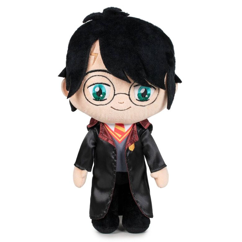 Peluche de Harry Potter con gafas y túnica negra